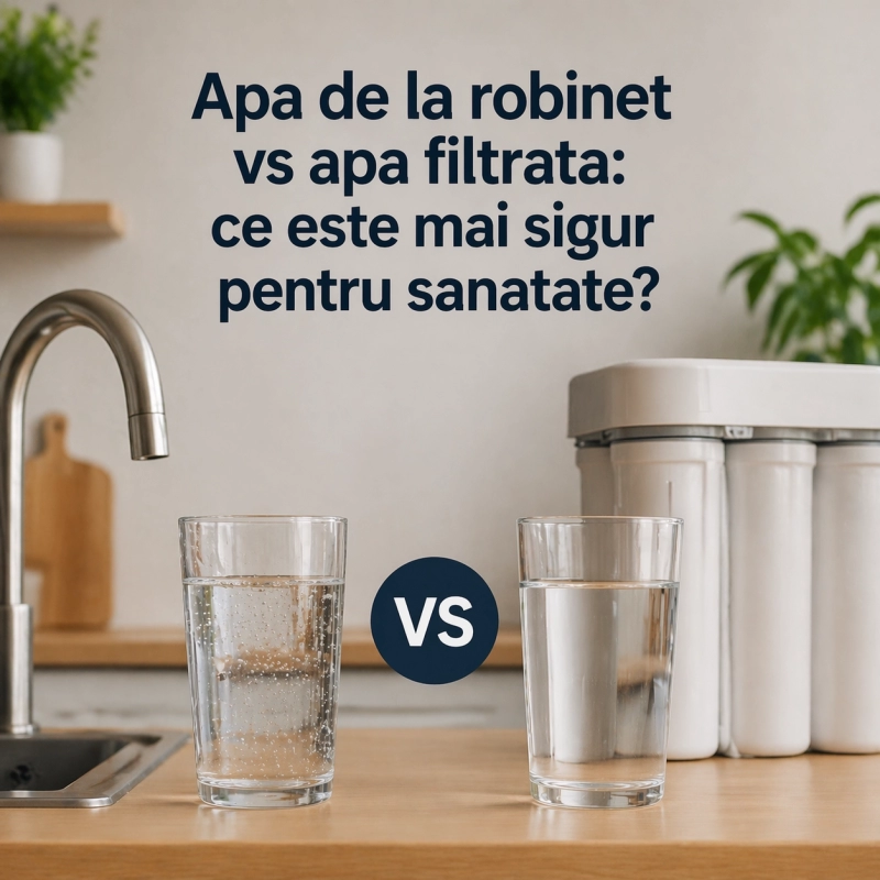 Apa de la robinet vs apa filtrata: ce este mai sigur pentru sanatate?