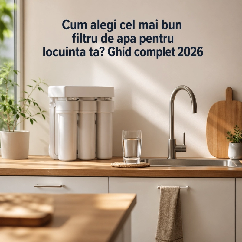 Cum alegi cel mai bun filtru de apa pentru locuinta ta? Ghid complet 2026