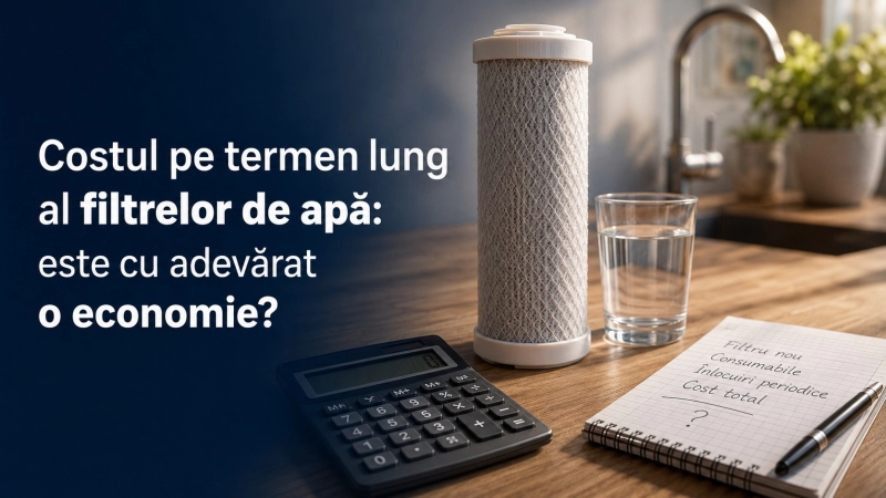 Filtru de apă sau apă îmbuteliată? Calculul costurilor și economiei pe termen lung