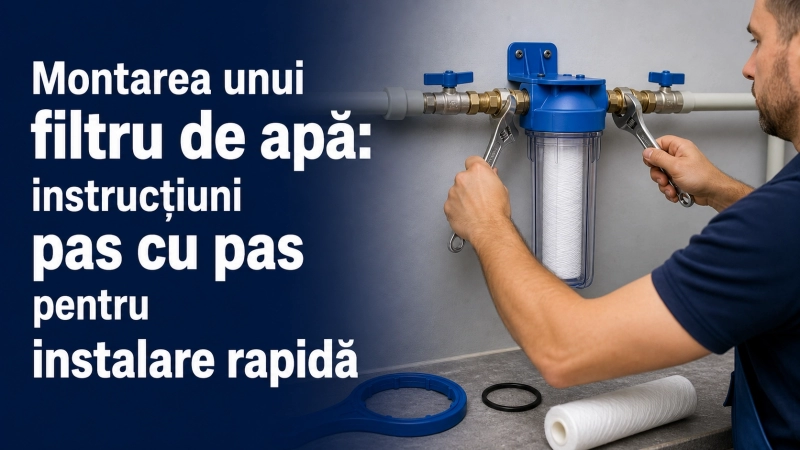 Montarea unui filtru de apă: instrucțiuni pas cu pas pentru instalare rapidă