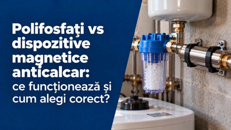 Polifosfati vs dispozitive magnetice anticalcar: ce solutie alegi pentru casa?
