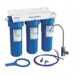 Filtru apa potabila in 3 trepte Aquapur PUR 3, reduce gustul si mirosul de clor si retine particule mai mari de 1 micron